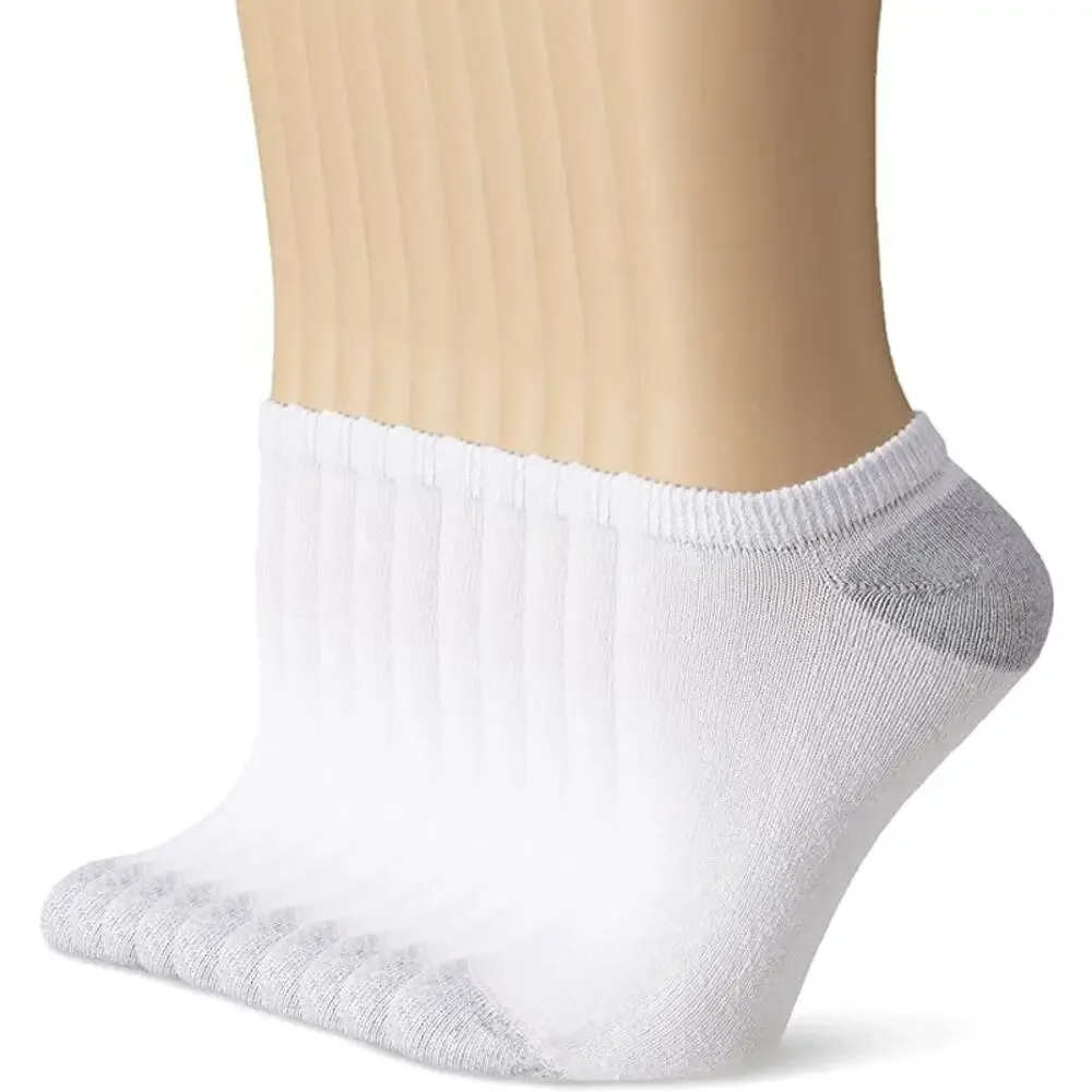 New 10 Pack Hanes Womens Size 8-12 No Show Soft Moisture Wicking Socks